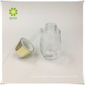 Botella de aceite esencial de la botella 30ml botellas de cuentagotas de cristal elegantes de lujo del empaquetado cosmético